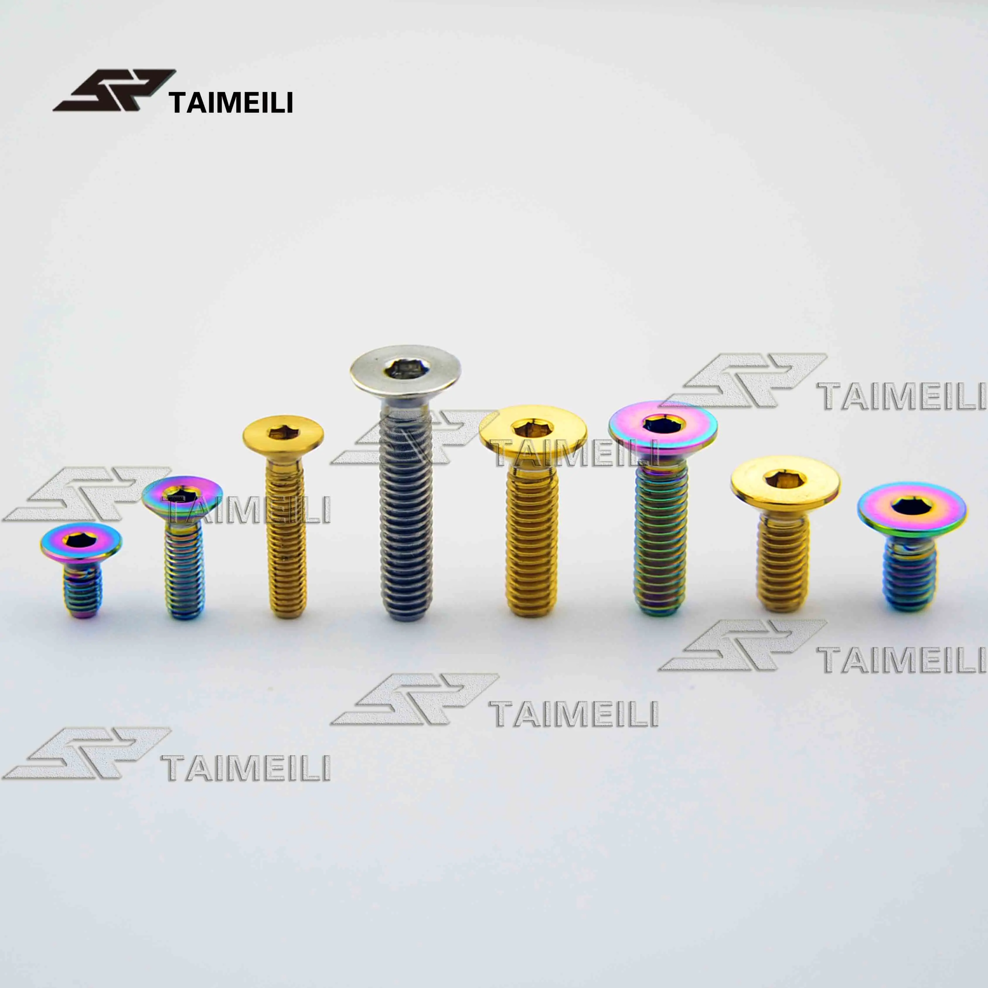 GR5 потайной M3 4/8/12pcstitanium болты винты титановый сплав шестиугольные рукава Титан