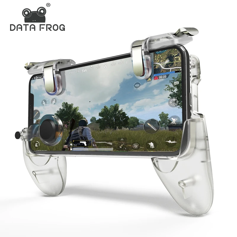 Игровой контроллер-лягушка для передачи данных, геймпад для PUBG L1R1, шутер, триггер, кнопка огня, геймпад, джойстик для iPhone, Android, мобильного телефона