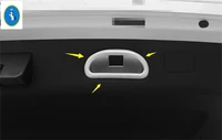 yimaautotrims rear trunk tail door handle bowl frame cover stickers trim for kia sportage 2016 2017 2018 2019 2020 interior abs