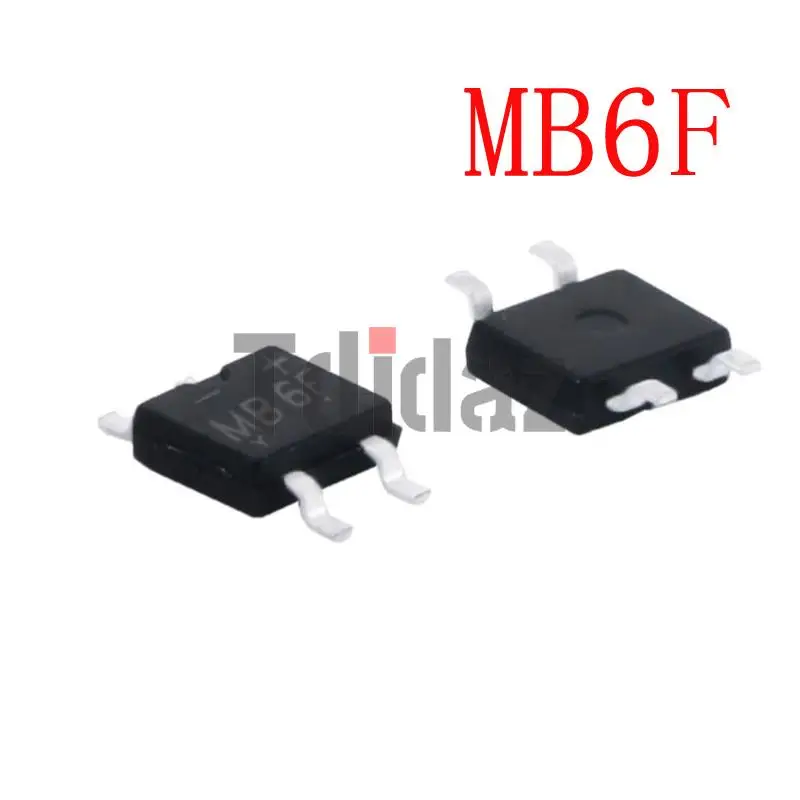 Мостовой выпрямитель MB10F MB6F MB10S MB6S SMD 50 шт. | Электронные компоненты и