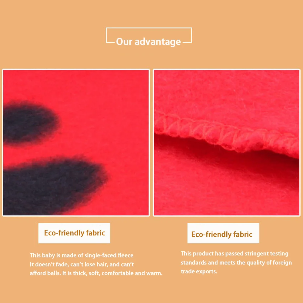 Мягкое Коралловое флисовое спальное одеяло-кровать для маленьких средних и