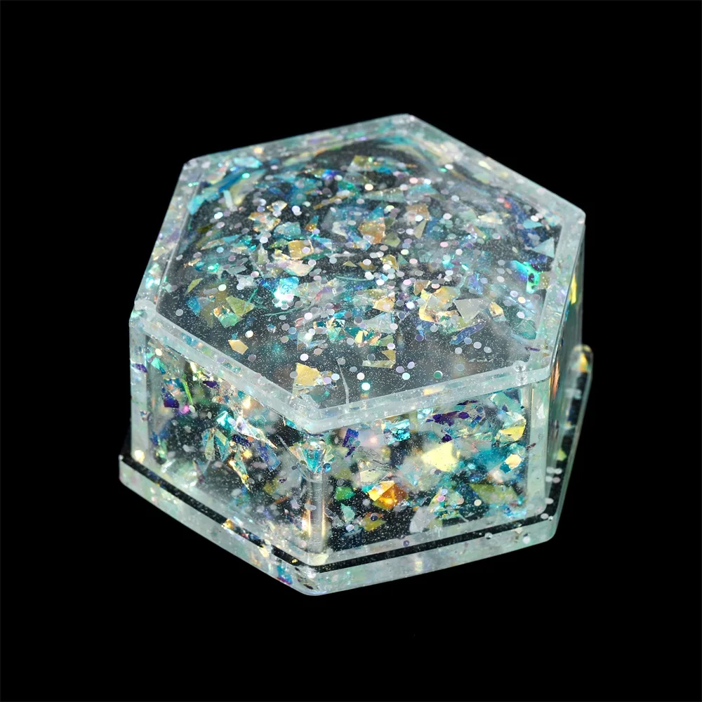 20g/bag Irregular Shell Paper Sequin Laser Film Foil Resin Stuff Rainbow Stickers For DIY Epoxy Silicone Mold Nail Art Supplies |