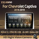 Автомагнитола TIEBRO для Chevrolet Captiva 2018 2019, 2DIN, Android, автомобильный мультимедийный плеер с навигацией, GPS, Android, автомобильный  2DIN, DVD