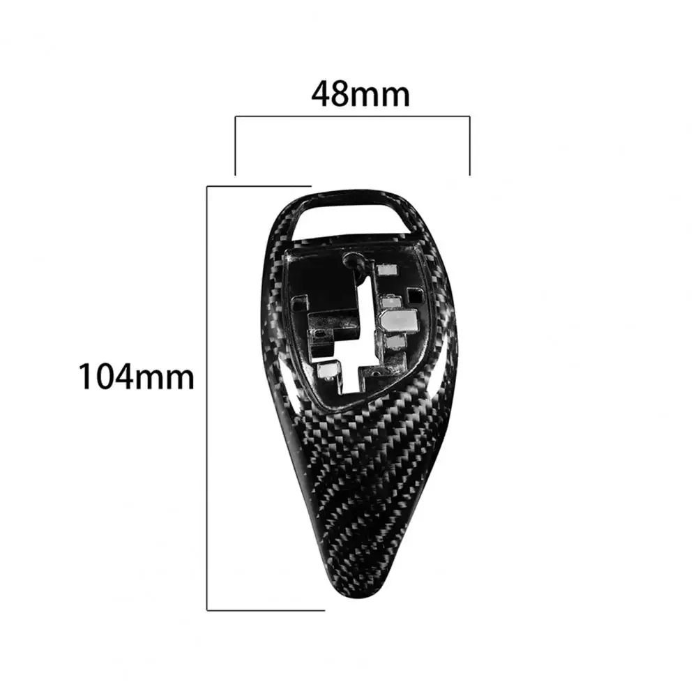 

Carbon Fiber Gear Shift Knob Cover Trim Car Sticker Decal for BMW F10 F36 F15 F25