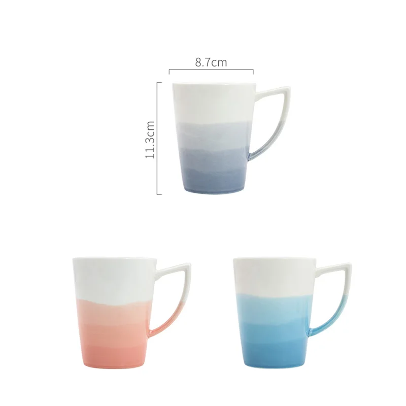 Креативные минималистичные кружки FANCITY керамические чашки офисные для воды