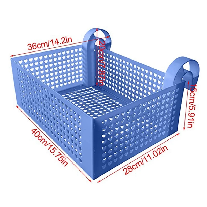Pool Storage Basket Hanging Portable Removable Organizer Plastic Large Capacity Mesh | Дом и сад