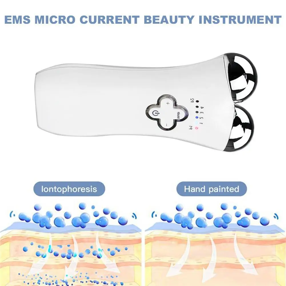 

Micro-current Massagers For Face Massage Face Care Machine Face Roller Scraper Beauty Rechargeable Firming For Face Gouache J9Y5