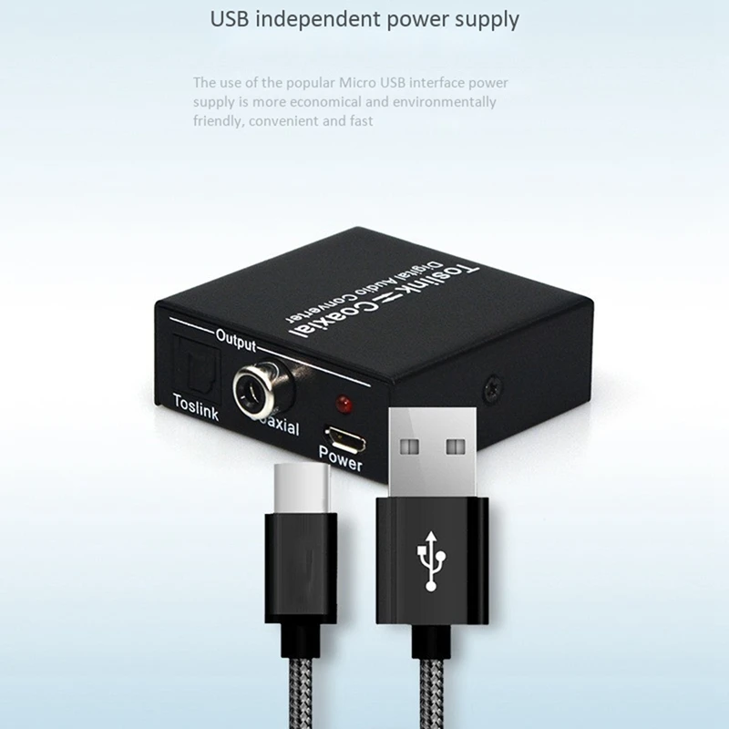 Оптический оптоволоконный коаксиальный преобразователь цифрового оптического