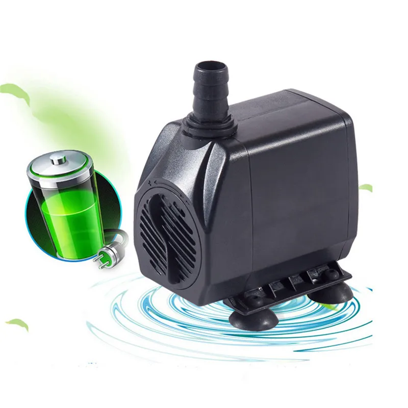 220V Submersible Water Fountain Pump 3/6/10/15/25W Ultra-Quiet Aquarium Water Pump Flowing Water Crafts Fish Tank Fountain