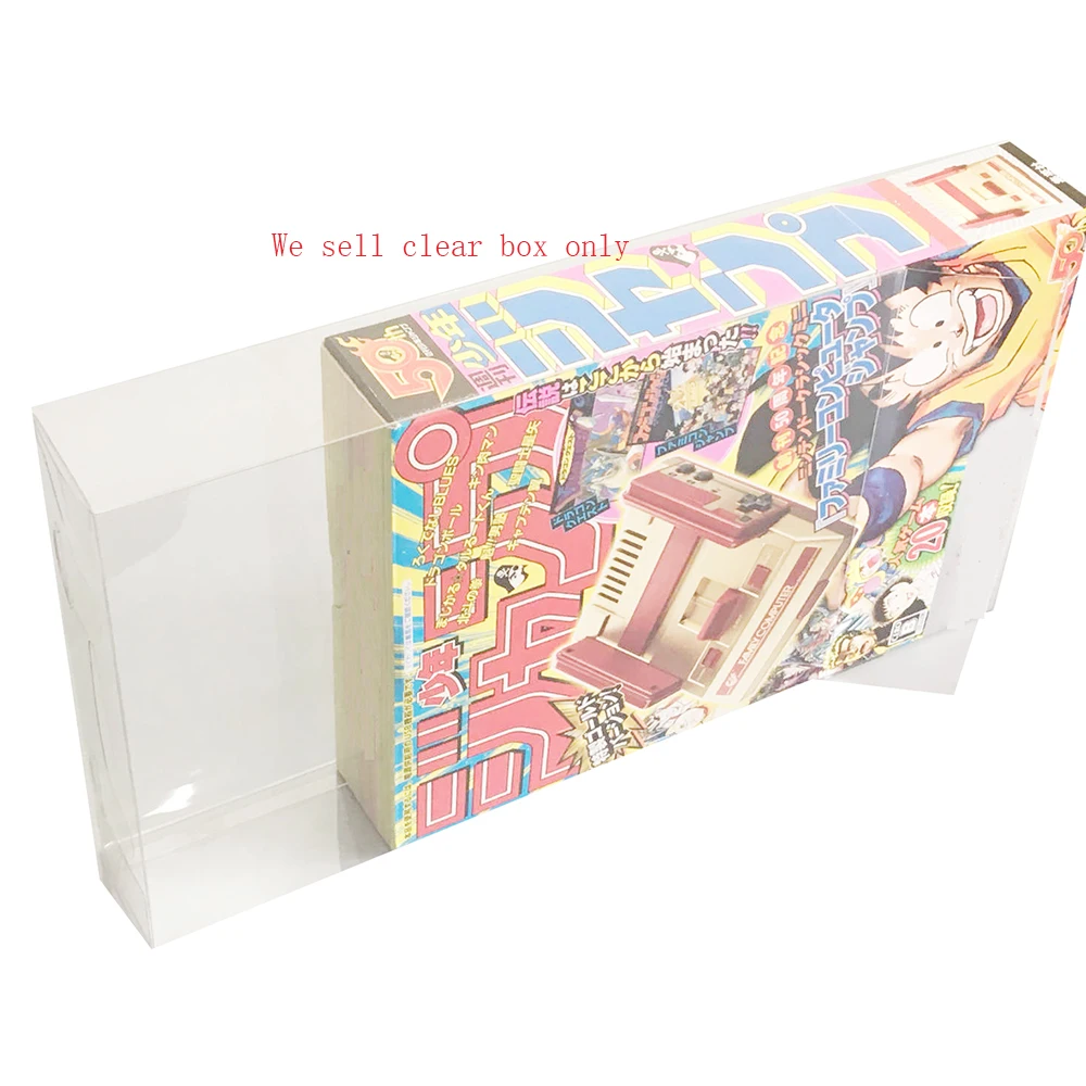 10PCS Clear Transparent Storage Box For FCmini Weekly Juvenile Jump 50th Anniversary Edition Collection Display Box