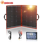 Dokio 100 Вт (50Wx 2 шт.) гибкие Foldble моно панели солнечные для путешествий и Лодка RV Высокое качество Портативный солнечные солнечная панель Китай