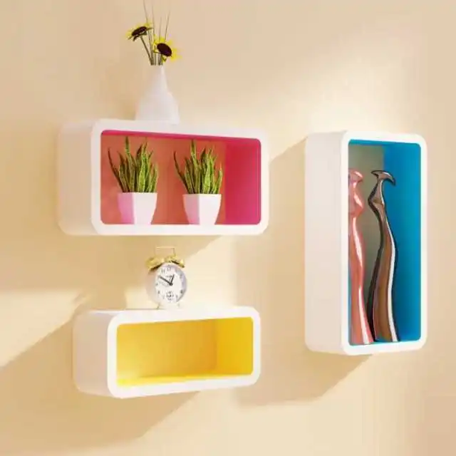 

Creative Lacquer One Word Partition Wall Shelf Living Room Wall Shelf Wall Hanging Wall Decoration Shelf Bedroom Shelf