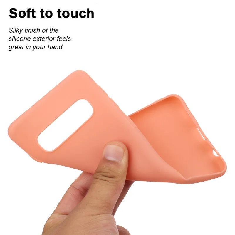 

Ultra Thin Candy Color Soft TPU Case For Samsung Galaxy S10 Lite J4 J6 Note10 Pro Plus Hot Sale Luxury Original Phone Case