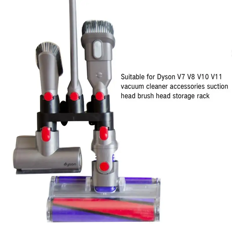 Brush Head Storage Rack Dyson V7/8/10/11 Delicate Fully Polished Suction Hanger Practical Easily Installed Tip Holder | Дом и сад