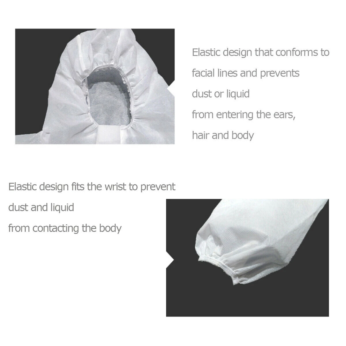 США одноразовая изоляционная одежда белый/синий защитный костюм|Лабораторные