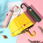 Зонт двойного назначения японские студенты тройного сложения автоматический зонт от солнца анти-УФ солнечные Зонт карманный мини