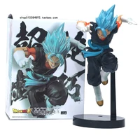 dragon ball blue hairgogeta figures toys collections birthday gifts car desk computer decoration