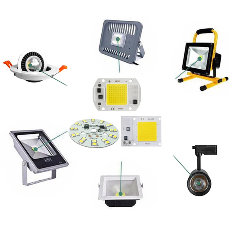 Светодиодный монолитный блок светодиодов 10 Вт 20 30 50 220 В переменного тока 240 в IP65