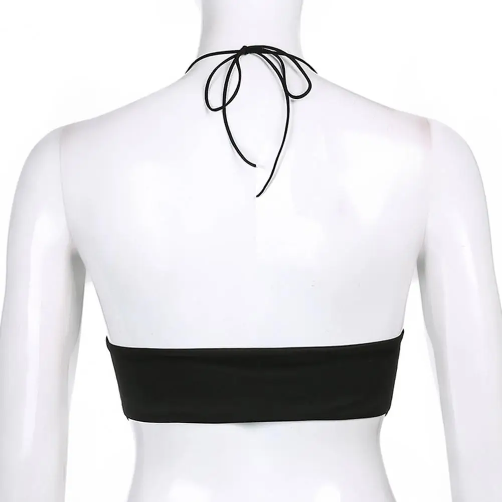 

Women Top V Neck Slim Durable Bandage Sleeveless Camisole for Dancing