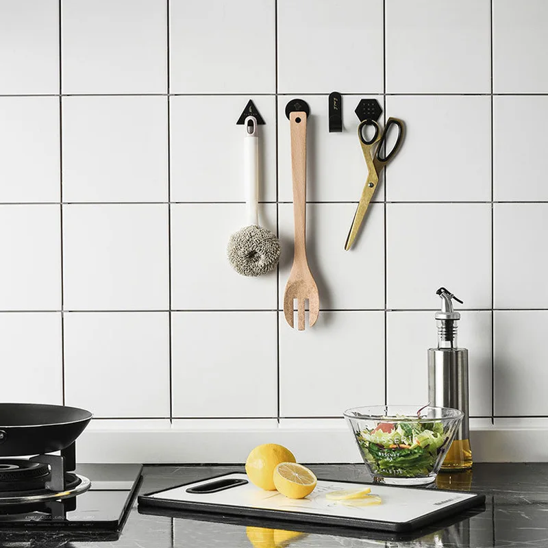 4/8 шт. минималистский украшения дома ретро вешалка декоративная клейкая крюк в