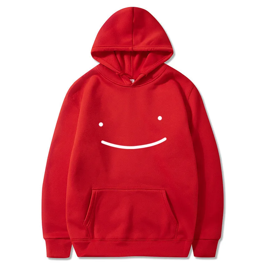 

Dream Merch Hoodie Men Women Pullover Harajuku Smile Face 2021 Streetwear Sweatshirts Casual Fashion Oversized Clothes Male Tops