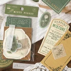 30 шт.компл. ярлыки в виде ветвей розовой сосны, разные материалы, бумажные дневники, фотообои в винтажном стиле