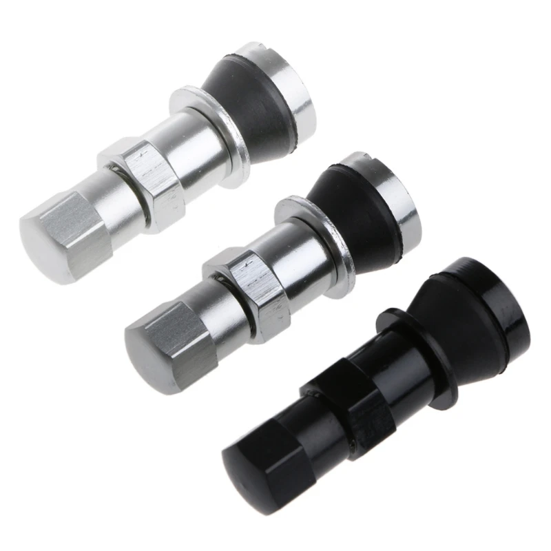 

4x Aluminum Car Tubeless Wheel Tire Valve Stem Rim Bolt-in W/Dust