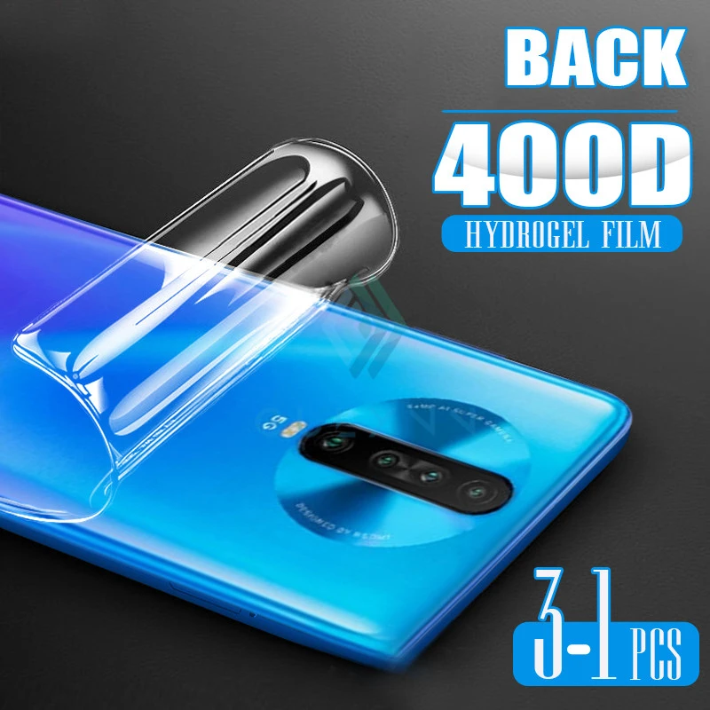 Гидрогелевая пленка 400D для Xiaomi Redmi Note 8 7 8T 9 6 Pro K20 K30 защитная экрана Mi 9T A3 A2 Lite