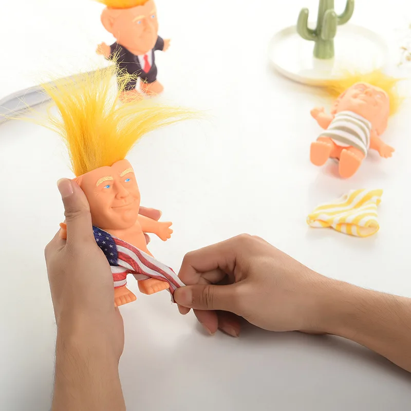 США Дональд Трамп забавная кукла игрушка президент Модель Дети милая Избегайте