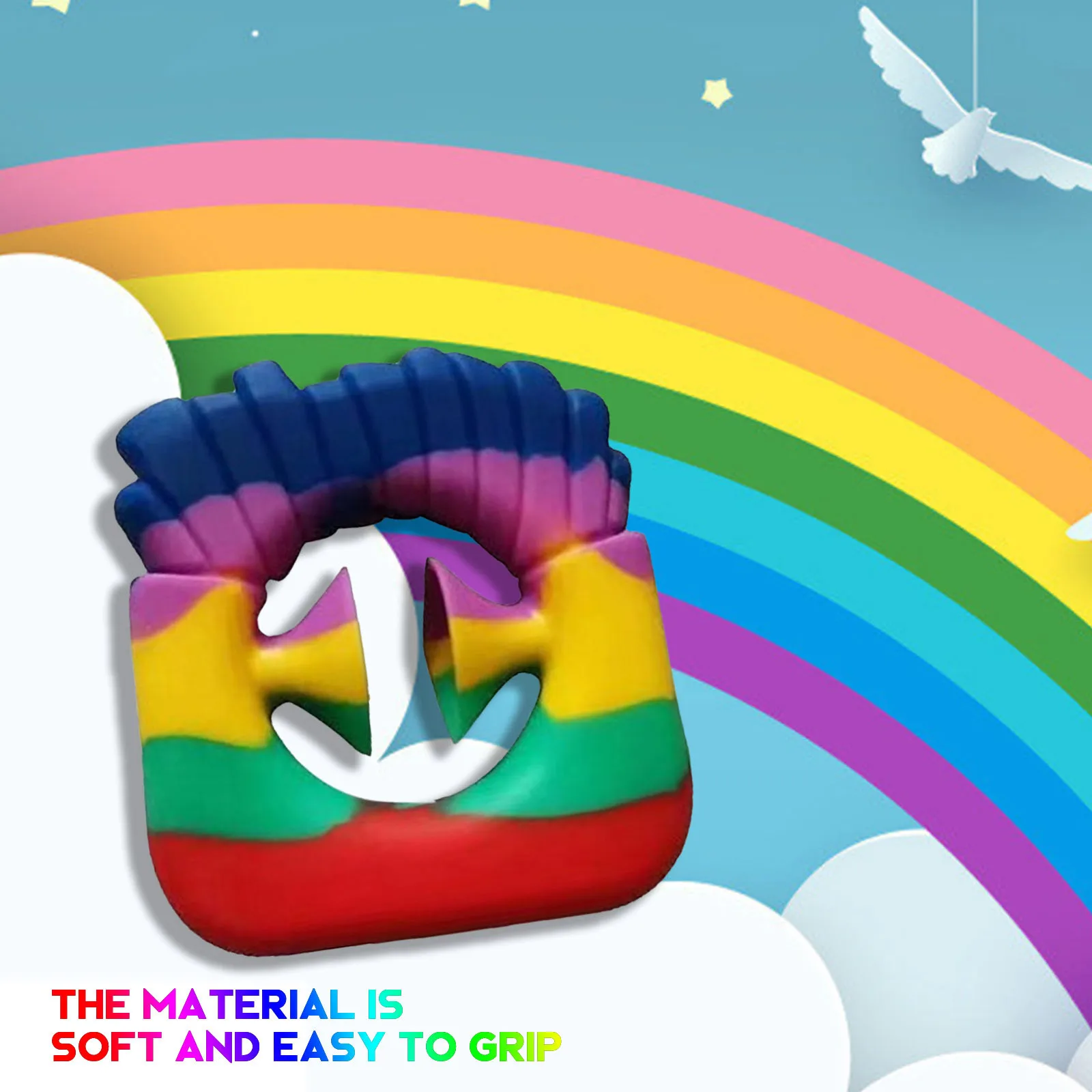 Игрушка антистресс для пальцев игрушки декомпрессии захват кольцо захвата