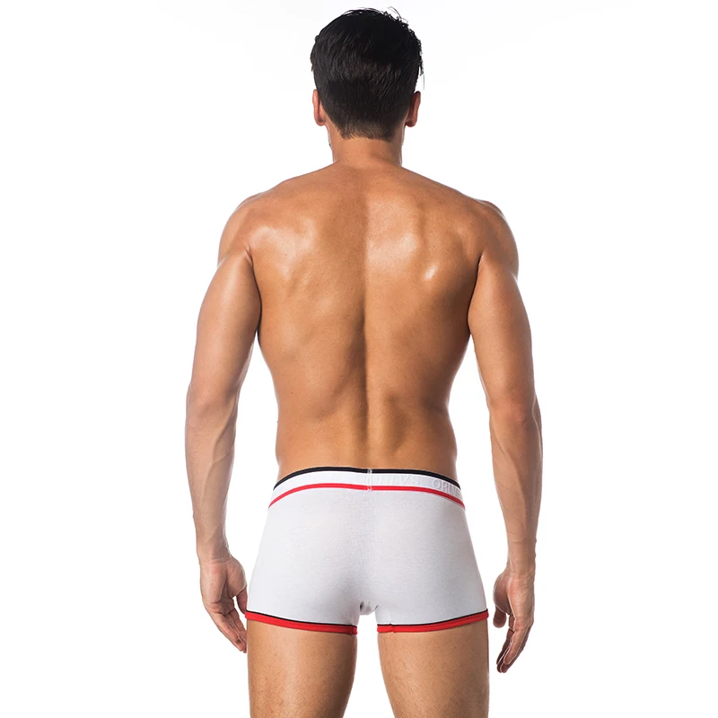 ORLVS фирменное Мужское нижнее белье мужские боксеры одноцветные шорты дышащие