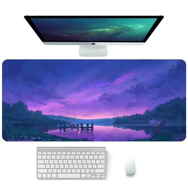 

Anime scenery Laptop Computer Mousepad Colorful Gaming Mouse Pad Computer Gamer