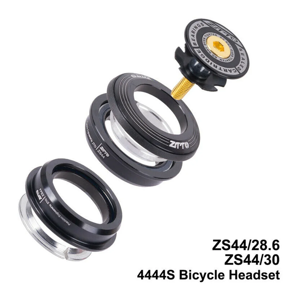 

ZTTO MTB Bike 4444S Headset 44mm 1-1/8in 28.6 Straight Tube Fork Semi-Integrated Aluminum Cycling Frame Headset Part Accessories