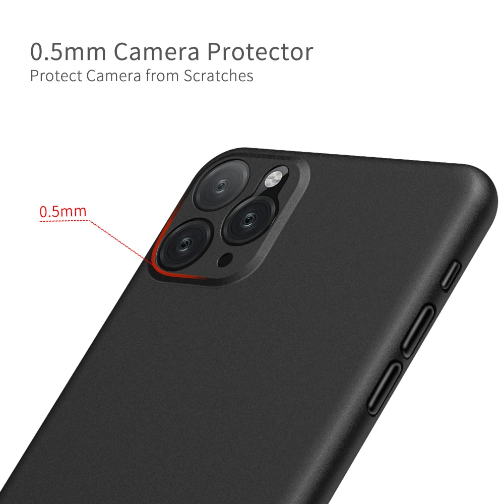 memumi slim case for iphone 11 pro max 65 inch 2019 0 3 mm ultra slim matte finish coating thin fit for iphone pro max case free global shipping