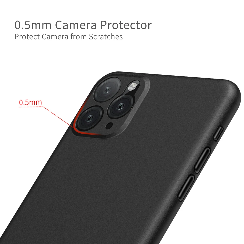 Тонкий чехол memumi для iPhone 11 Pro Max 6 5 дюйма 2019 0 3 мм Ультратонкий матовый тонкий с