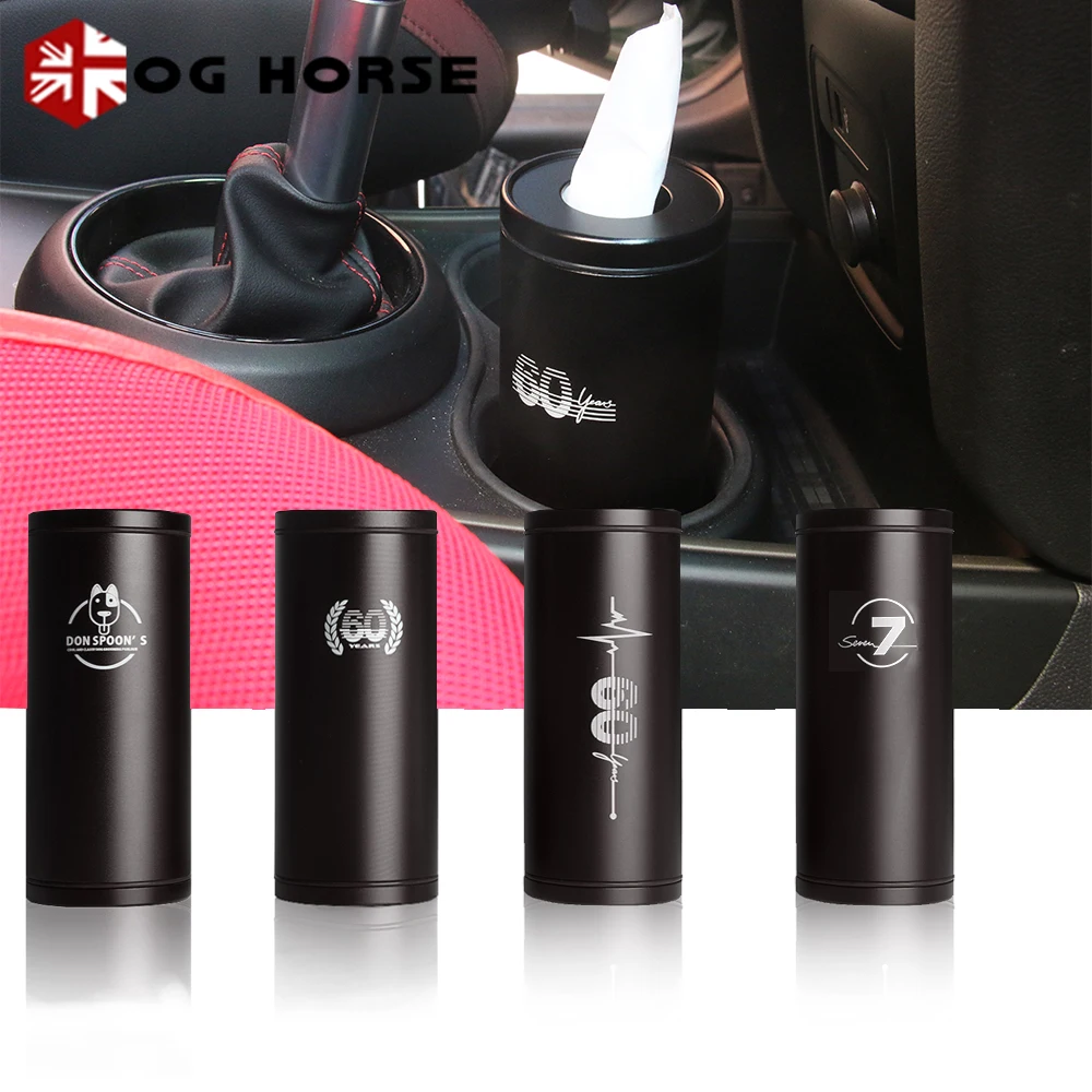 

Car Cup Holder Cylinder Creative Tissue Box Paper Towels Tube Tray For MINI Cooper S R56 R57 R58 R60 R61 R50 R53 F55 F56 F60 F54