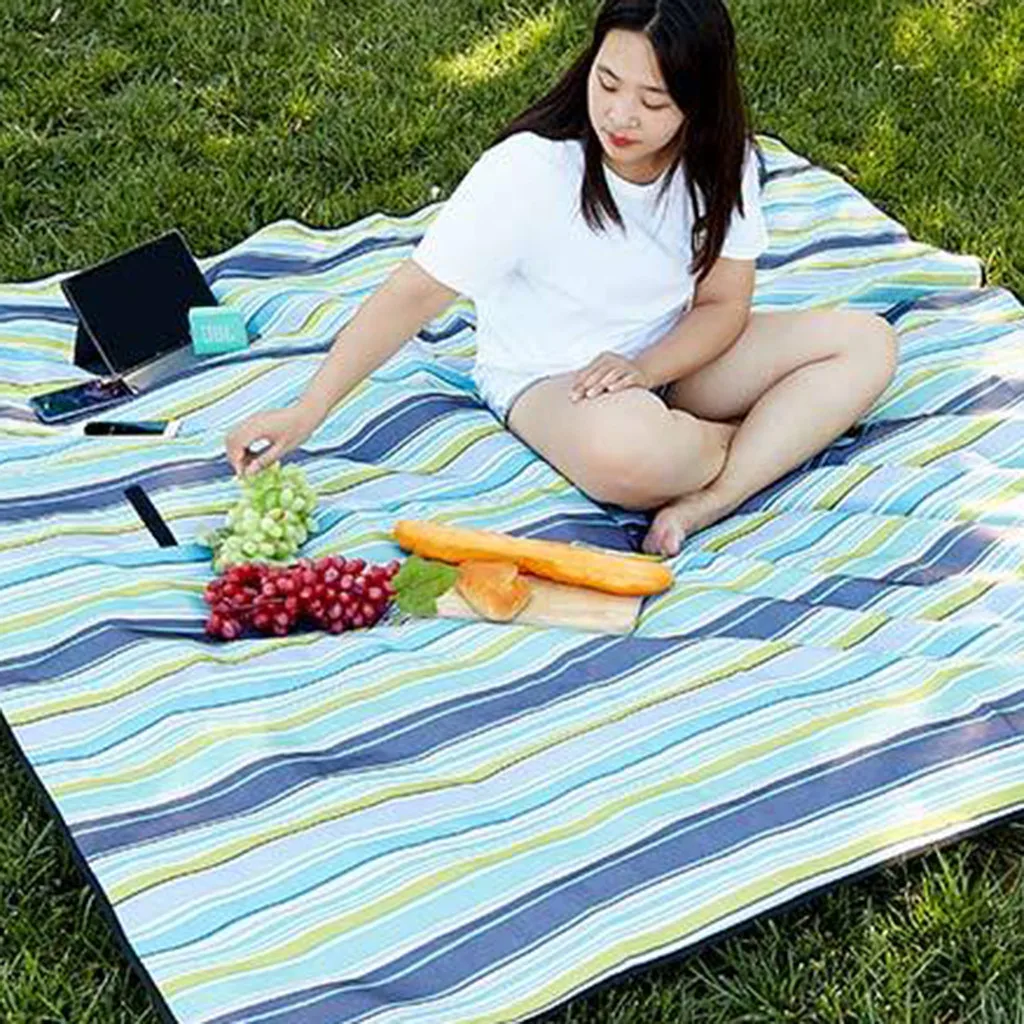 Лидер продаж летний портативный и очень большой коврик для пикника уличное