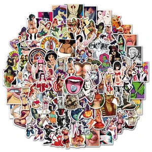 1050100pcs sexy lady stickers diy waterproof graffiti decals for laptop car motorcycle water bottle women sticker packs free global shipping