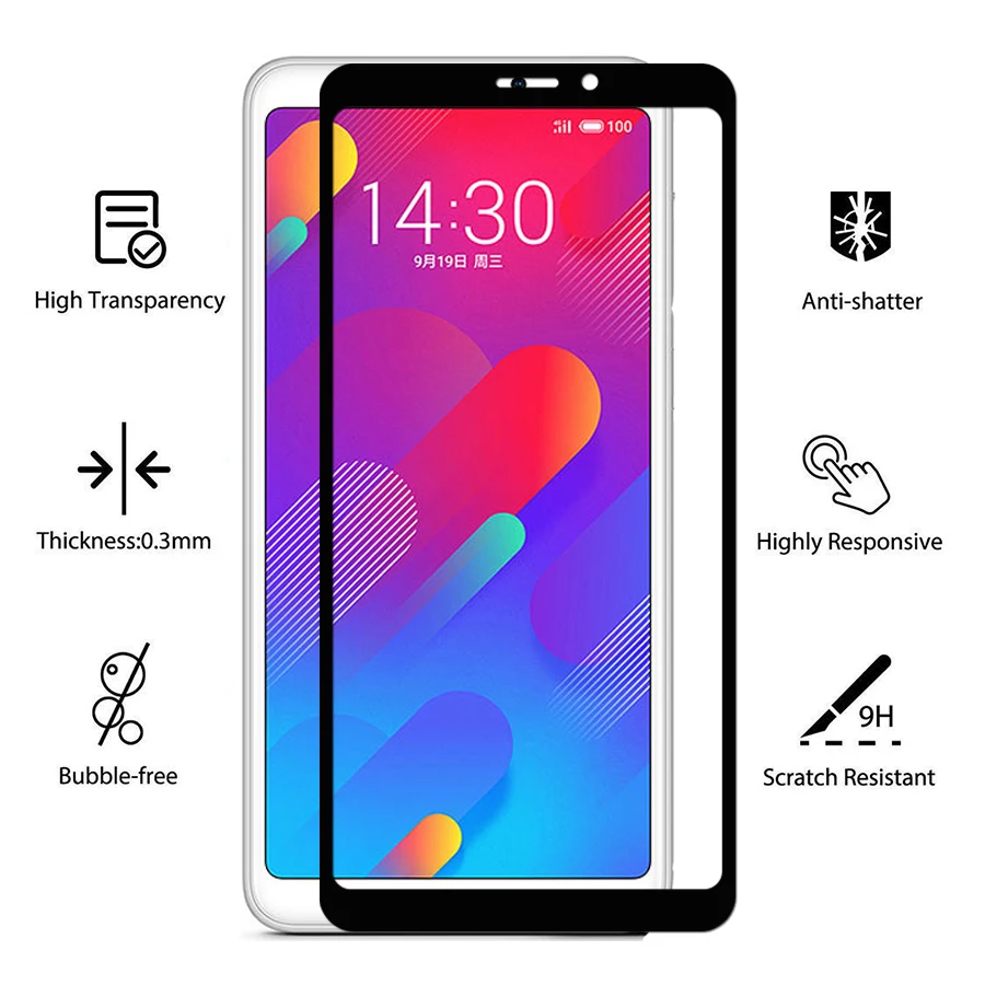 Защитное стекло для meizu m8c m5c x8 v8 pro закаленное защитное экрана maisie m 8c 5c m8 m5 c 5 x v 8 safety