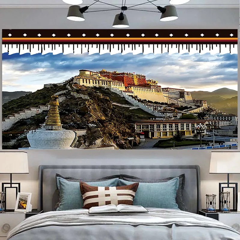 blue eye wall hanging tapestry new arrival home decor blanket polyester sheet | Дом и сад