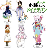 anime figure kobayashi san chi no maid dragon acrylic stand model toy miss kobayashis dragon maid kanna kamui fans gift collect