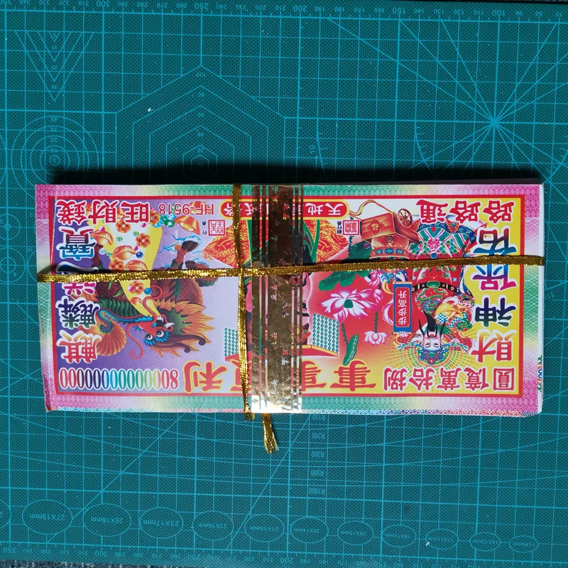 250*115 мм бумажные купюры с китайским Джоссом большие банкноты в форме Хелла для