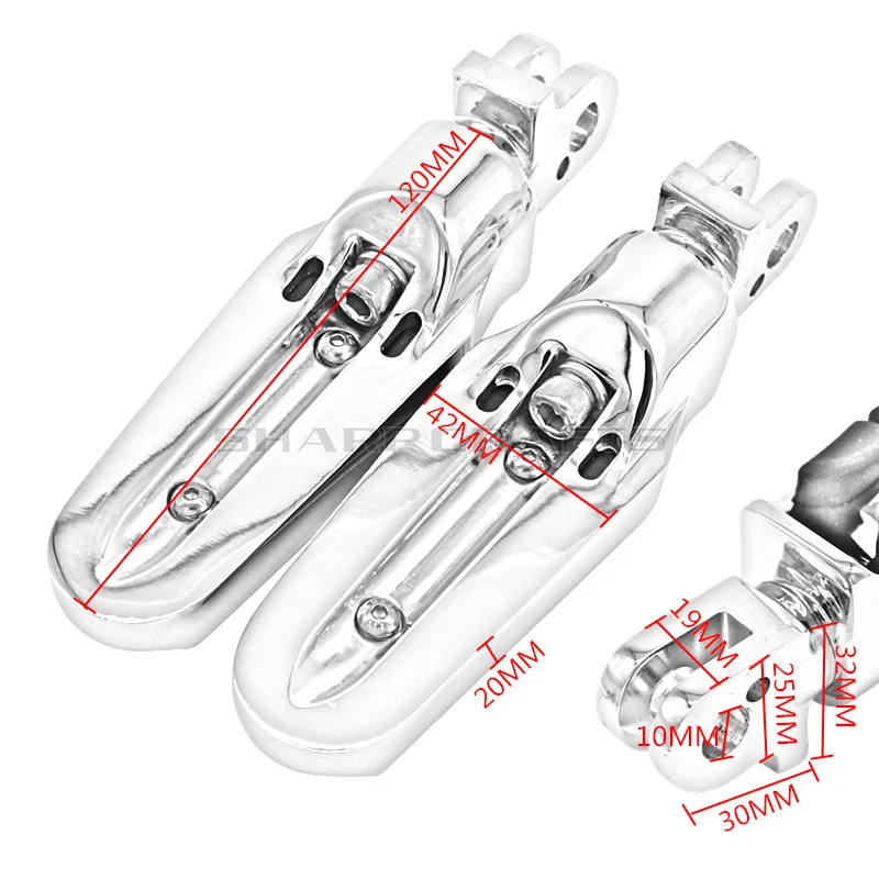 Передние и задние подножки для ног Triumph Rocket III Thunderbird Storm Sport Bonneville SE T100 Adventurer Legend Speedmaster