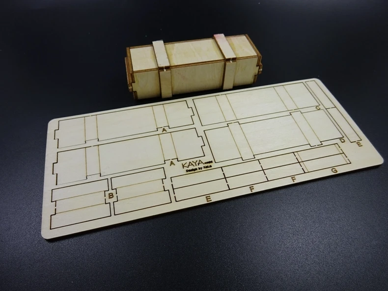 Деревянный ящик для инструментов модель украшения сцены Tamiya 1/14 RC грузовик