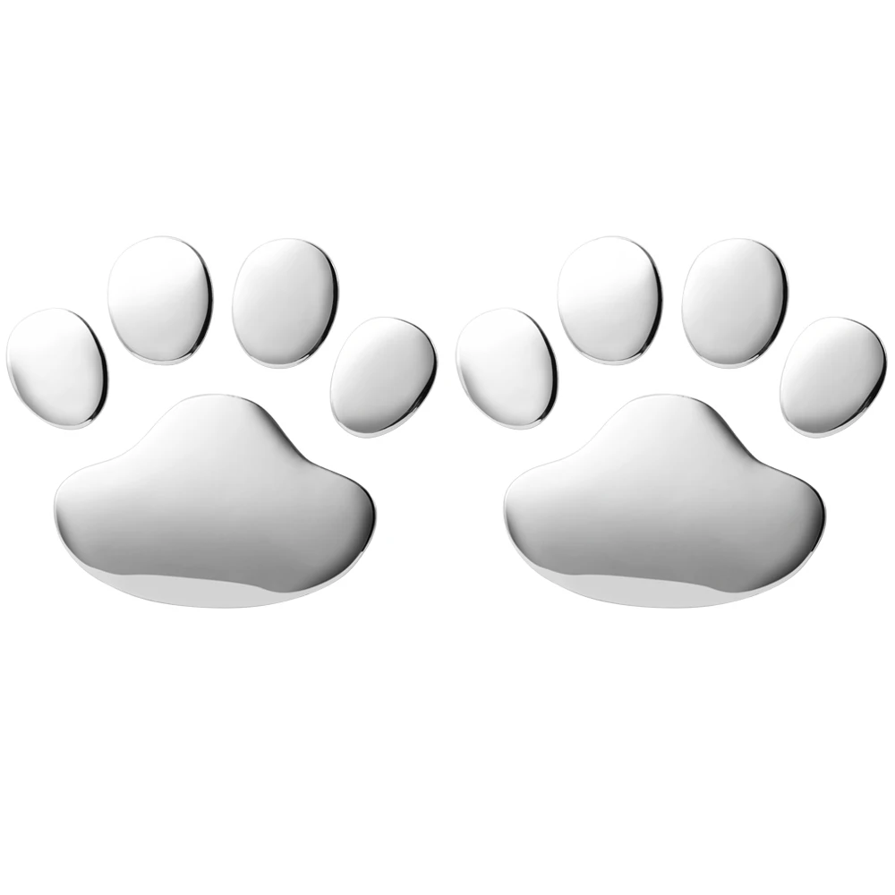 2 шт./компл. стикер для автомобиля крутой дизайн лапа 3D животное собака кошка