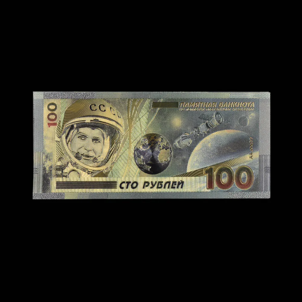 Горячая Распродажа для России карманные банкноты 100 рублей 24 К золото поддельные