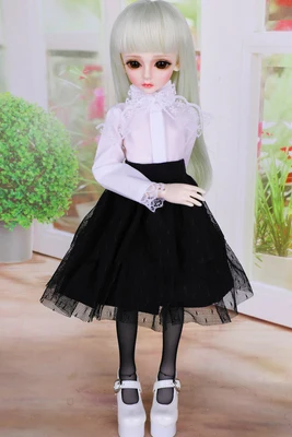 Полный набор высшего качества 1/4 bjd Kid Delf Girl BORY female doll лучшие подарки для девочек игрушечный парик одежда для лица макияж в комплекте Смола recast