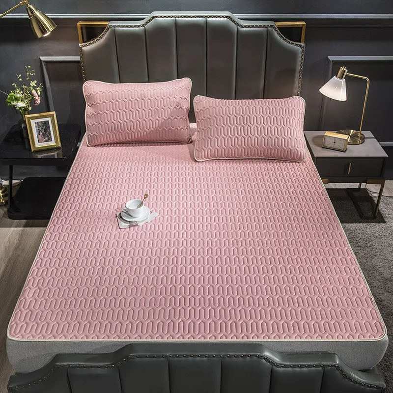 Домашний декор однотонный детский летний спальный коврик набор шелковистых