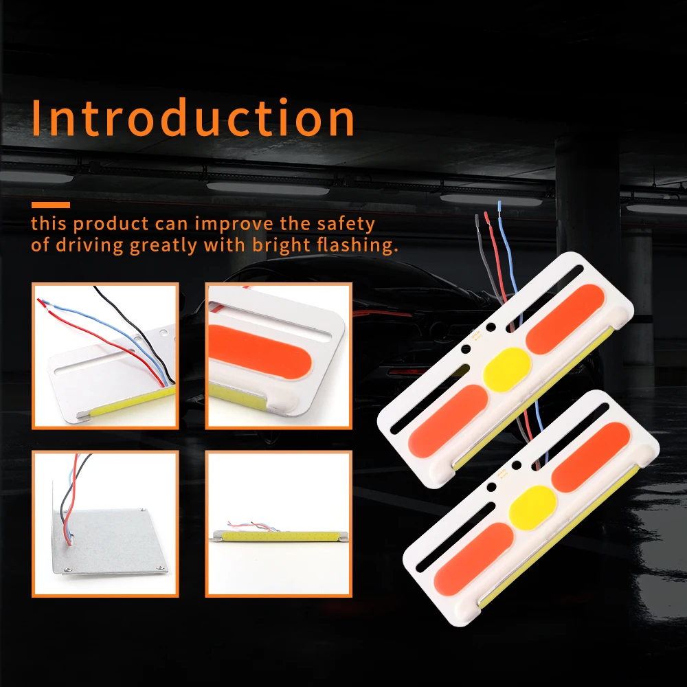 10X DC24V COB Truck Car Super Bright Lorry Van Side Light Waterproof Led Turn Signal Width Ground Anti-rear Trailer Waist | Автомобили и