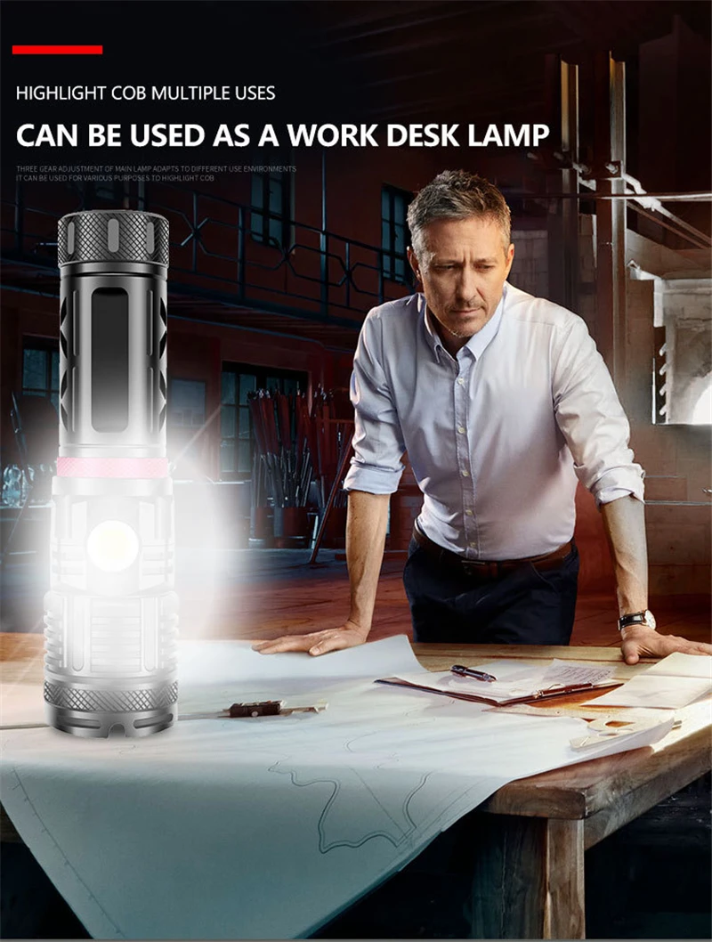 2021 XHP160 16 ядер супер яркий 4 цвета охотничий светодиодный фонарик USB